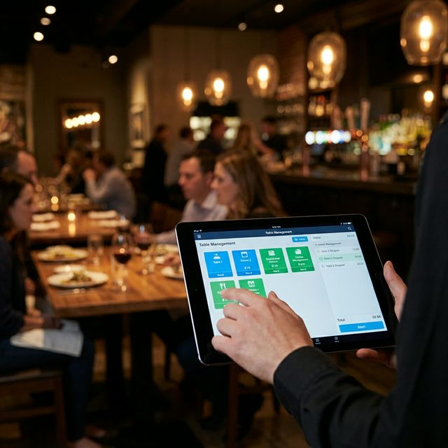Gestión de mesas en restaurante